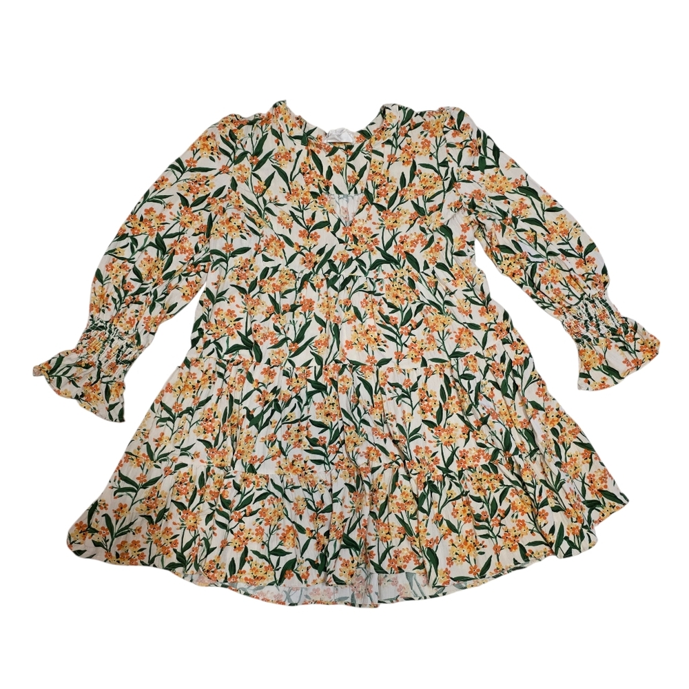 Pomander Place Bermuda Blossom Kenzo Mini Dress- L